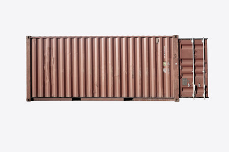 container Cut white background easy to use