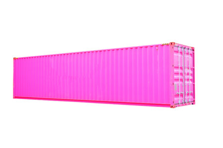 The view of the container is pink.