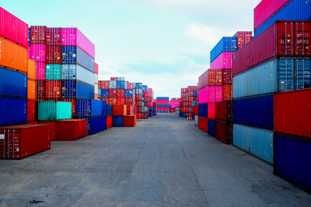 Container stack For import and export