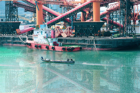 Fishing boats used to fish by villagers.