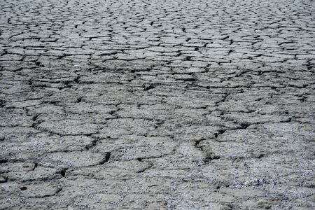 Ground crack Arid view and hardshipの写真素材