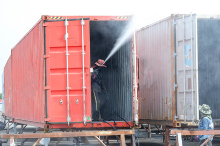 Offshore container ship for maritime export