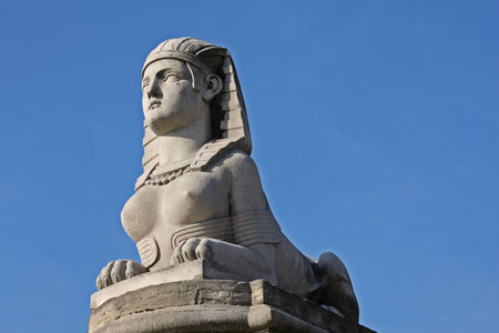 Sphinx Statue in Paris, Franceの写真素材