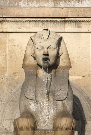 Sphinx Statue in Paris, Franceの写真素材