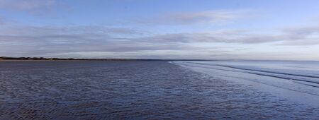 Panorama photo of St Andrews Beachの写真素材