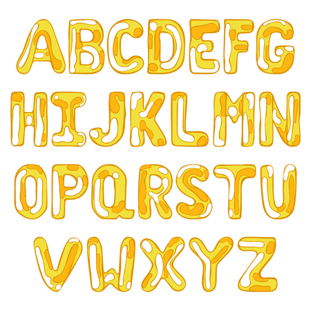 English alphabet. Letters.のイラスト素材