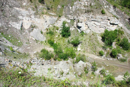 Koziniec abandoned quarry in Bieszczady Mountains (Poland)の写真素材