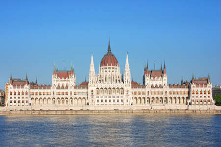 Parliament in Budapest on the Danube (Buda side view) , Hungaryの写真素材