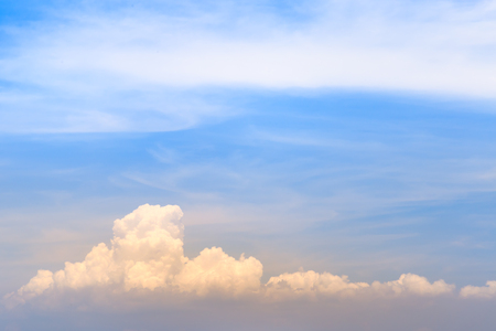 Sky wiht cloud on sunset.の写真素材