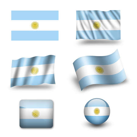 symbol argentina flagの写真素材