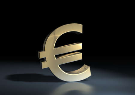 euro goldの写真素材