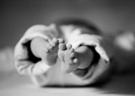 baby footの写真素材