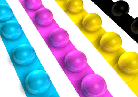 cmyk  colorの写真素材