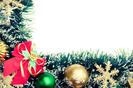 Christmas festive decoration.card backgroundの写真素材
