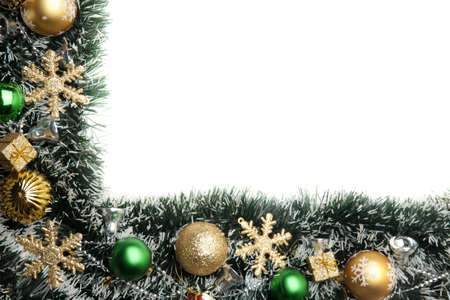 Christmas festive decoration.card backgroundの写真素材
