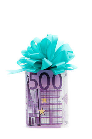 500 euro money giftの写真素材