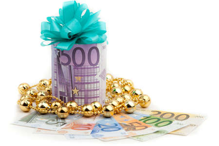 500 euro money giftの写真素材