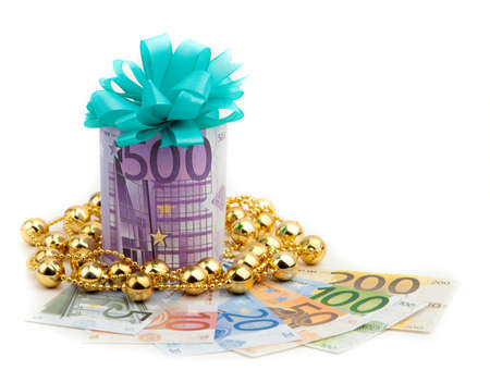 500 euro money giftの写真素材