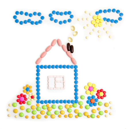 Medical concept created by pills .の写真素材