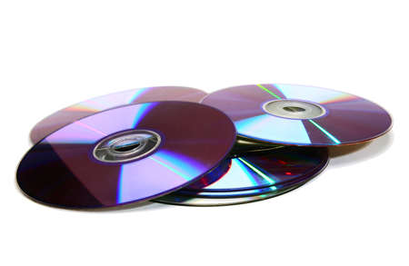 cd. dvd. isolatenの写真素材