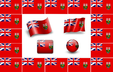 flag of Marshall Islands. icon setの写真素材
