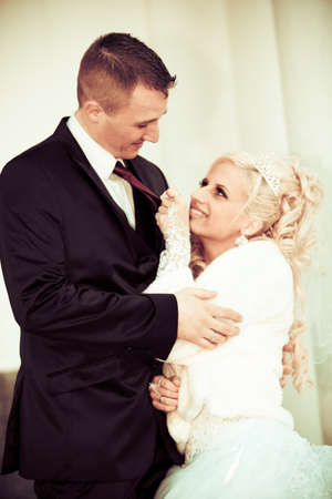 Bride and groom. beautiful wedding couple.の写真素材