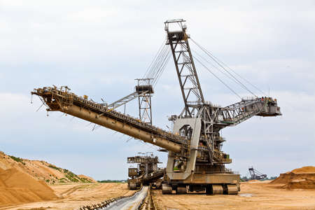 brown coal  excavatorのeditorial素材