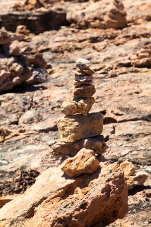 Balancing  stonesの写真素材
