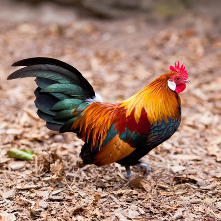 Beautiful Rooster.の写真素材