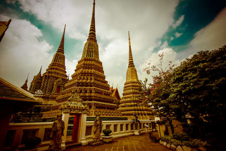 Wat pra kaew, Grand palace ,Bangkok,Thailand.の写真素材