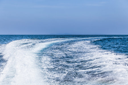 Boat Wake. Water wake