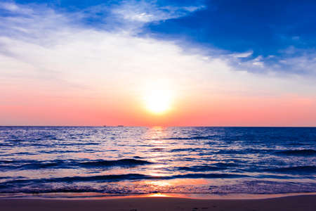 sea sunsetの写真素材