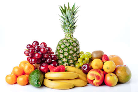 fruits isolated on a white の写真素材