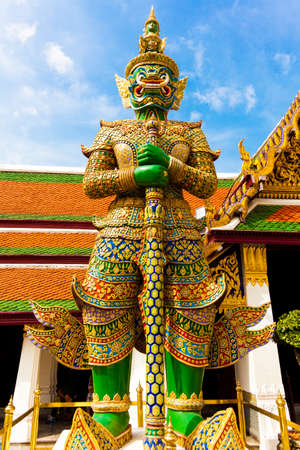Wat Phra Kaeo. Bangkok, Thailand.の写真素材