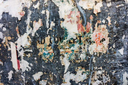 Old posters grunge textures and backgroundsの写真素材