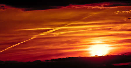 Nice sunsetの写真素材