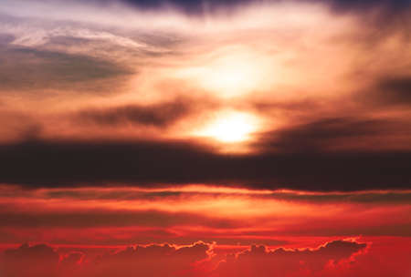 Beautiful sunsetの写真素材