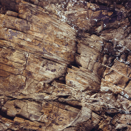 Rock .  Natural stone wall textureの写真素材