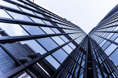 Windows of Skyscraper.  office buildingsの写真素材