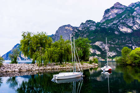 Riva del Garda, Lago di Garda ,Italyの写真素材