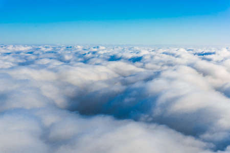 clouds View from airplane.の写真素材