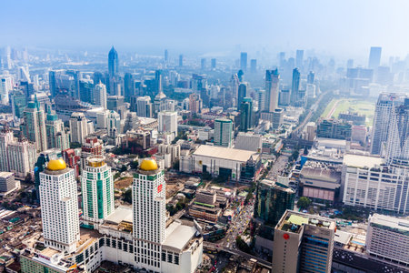 Bangkok skyline, Thailandのeditorial素材