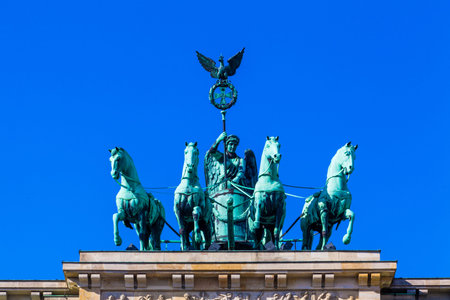 Victory and Fame often are depicted as the triumphant woman driving the chariot.