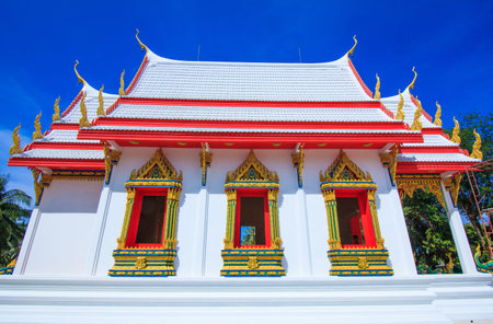 Temple in Thailand.  Beautiful Thai Templeの写真素材