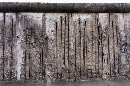 Remains of the Berlin Wall. The Berlin Wall (Berliner Mauer) in Germanyのeditorial素材