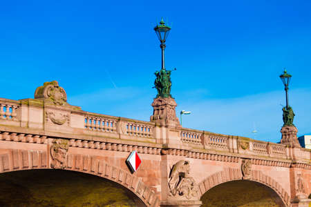 Moltke Bridge. Berlin, Germanyの写真素材
