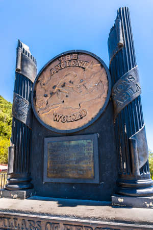 The Pillars of Hercules Monument, Gibraltarのeditorial素材