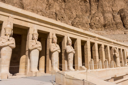 The temple of Hatshepsut near Luxor in Egypt.