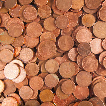 euro coin money. Coins background. euro coins. cent coins. euro centsの写真素材