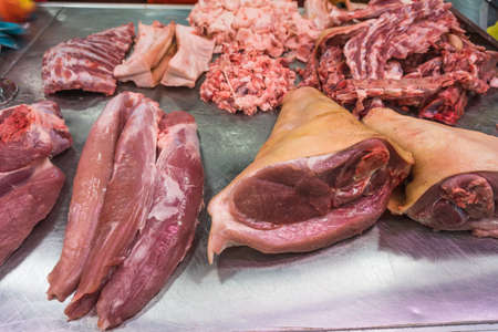 Raw fresh meatの写真素材